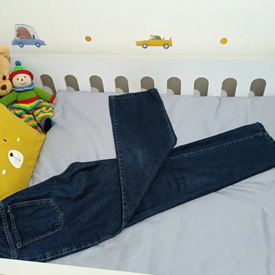 شلوار لی نیم بگ