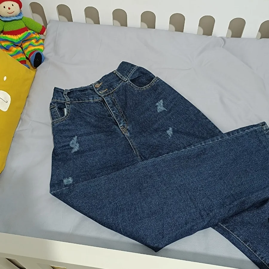 شلوار لی نیم بگ