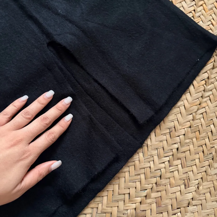 دامن خمره ای بافت