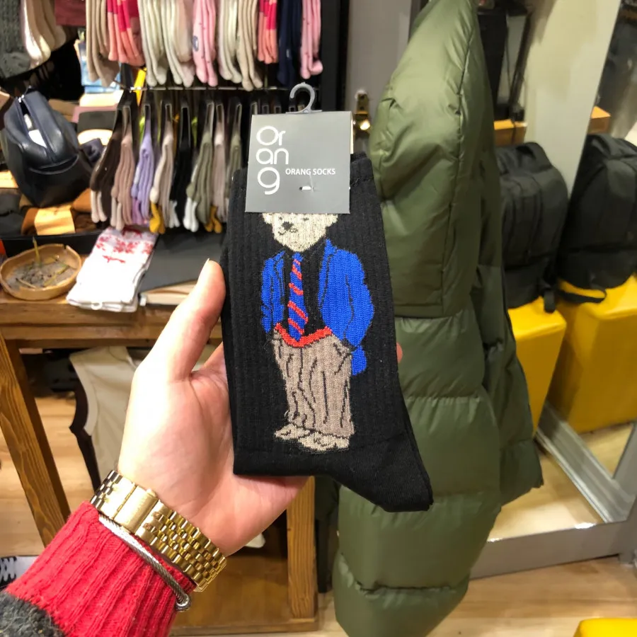 جوراب طرح دار