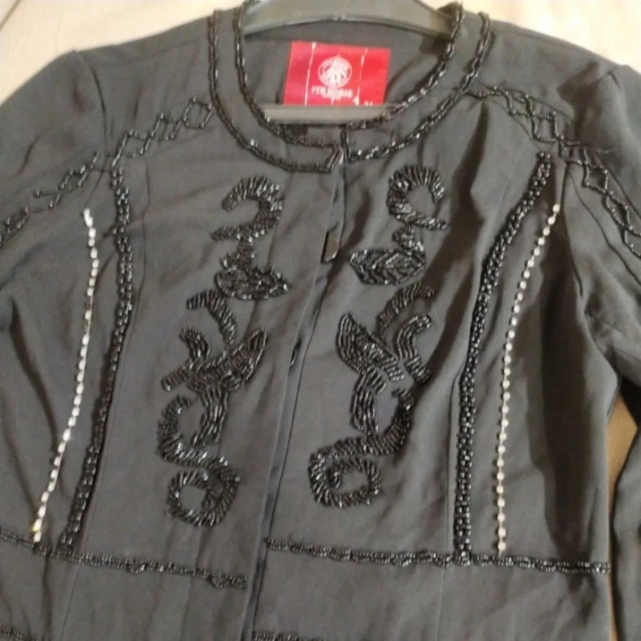 مانتو کرپ کار شده سایز 38