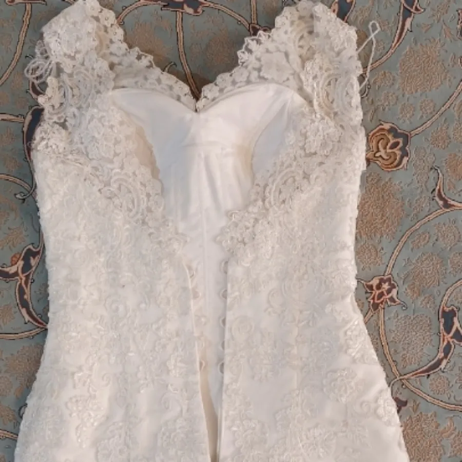 لباس عروس یقه هفت