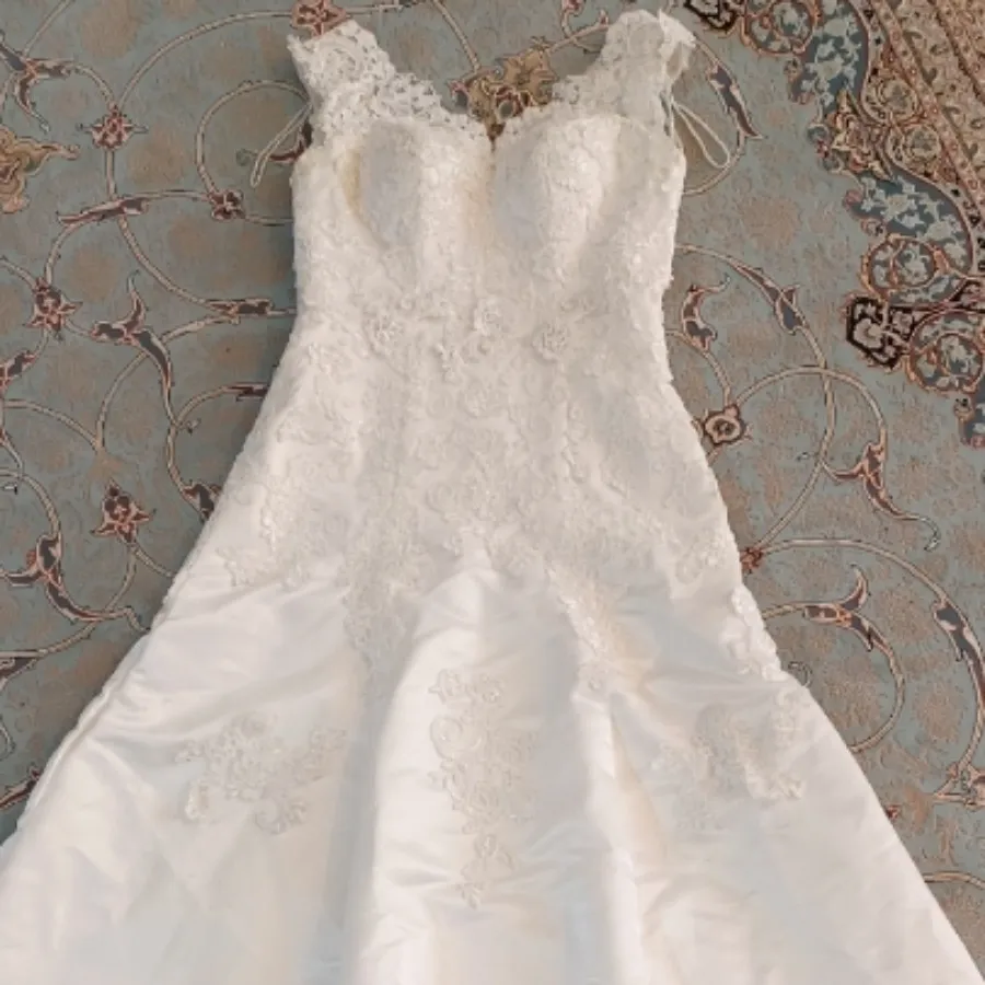 لباس عروس یقه هفت