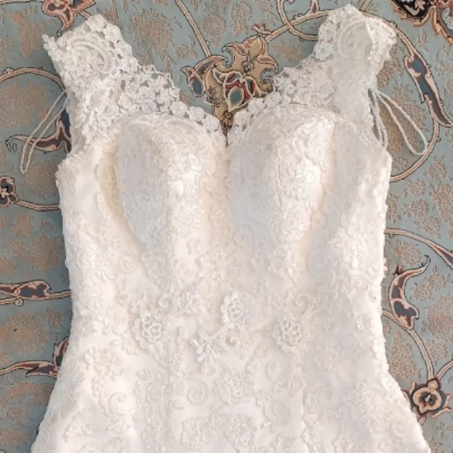 لباس عروس یقه هفت