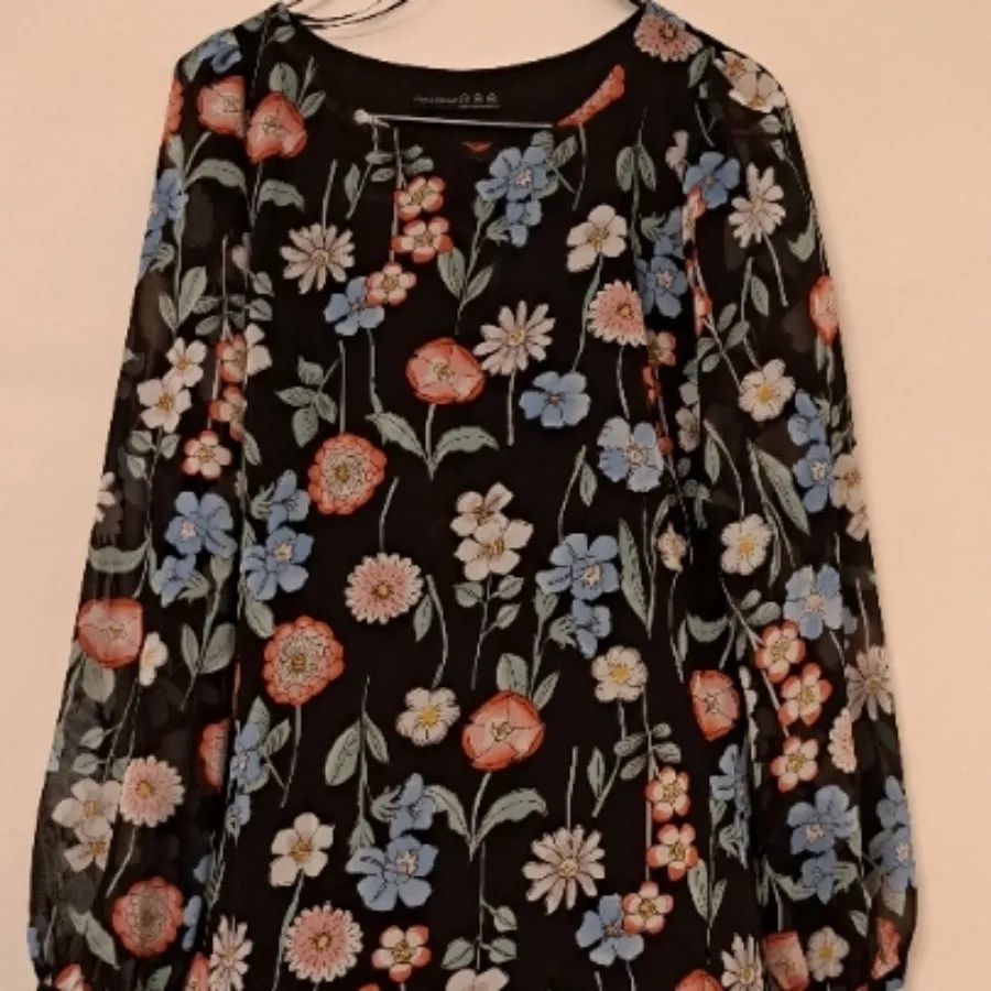 پیراهن حریر گلدار