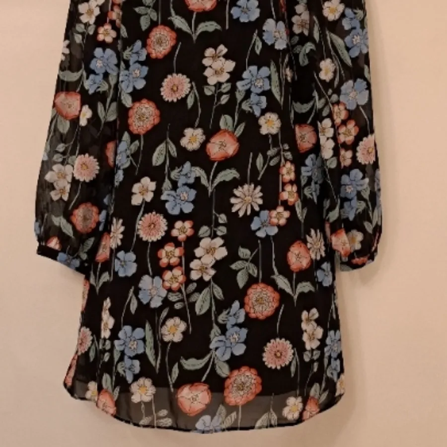 پیراهن حریر گلدار