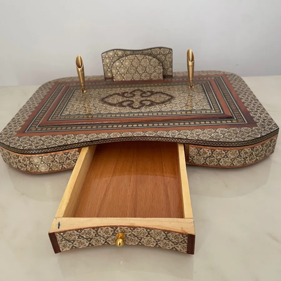 استندرومیزی خاتم کاری شده