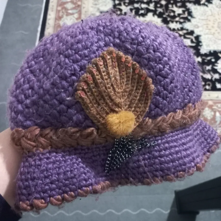 کلاه بافت دخترانه