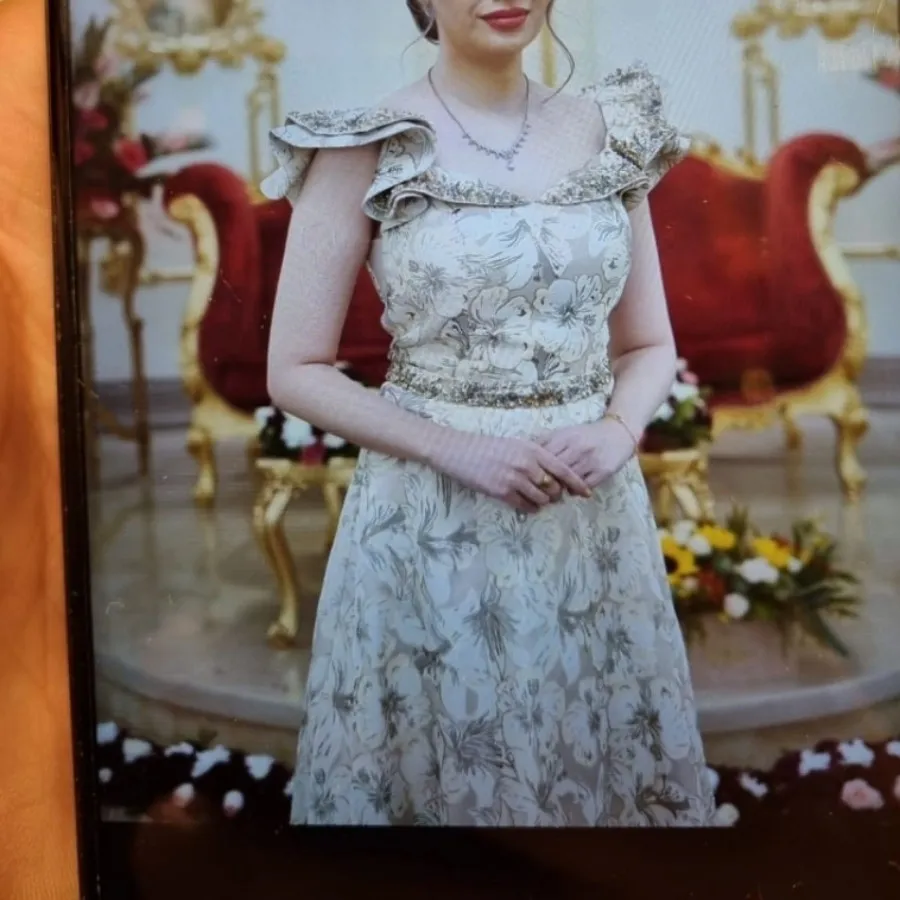 لباس مجلسی طرحدار سنگدوزی