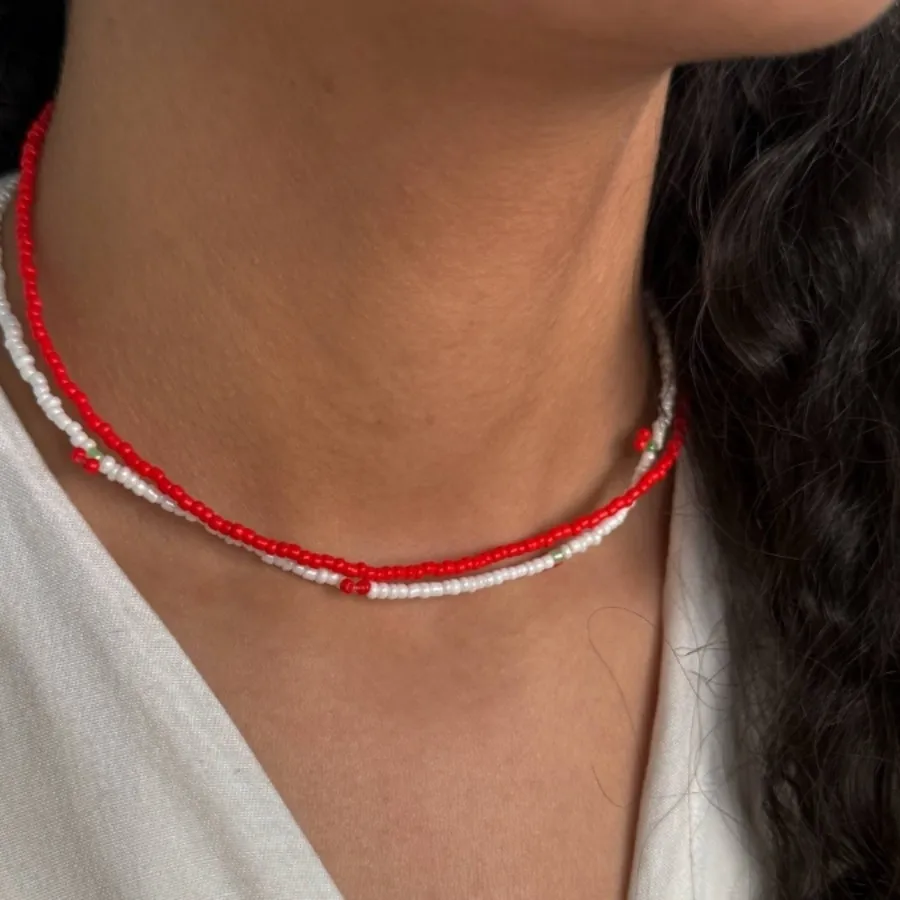 گردنبند دو لاین شماره 2