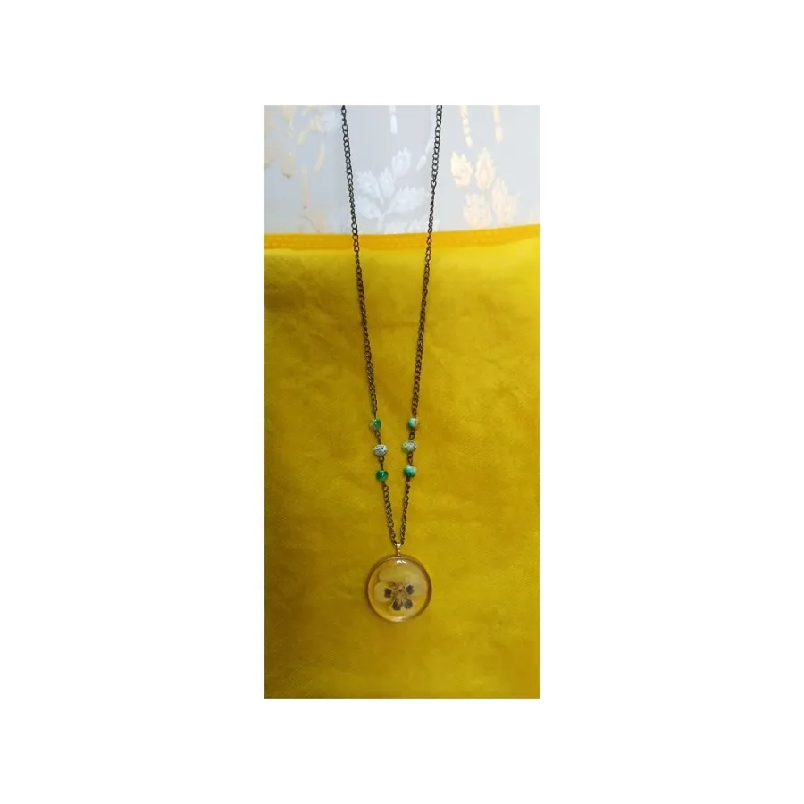 گردنبند آویز گل