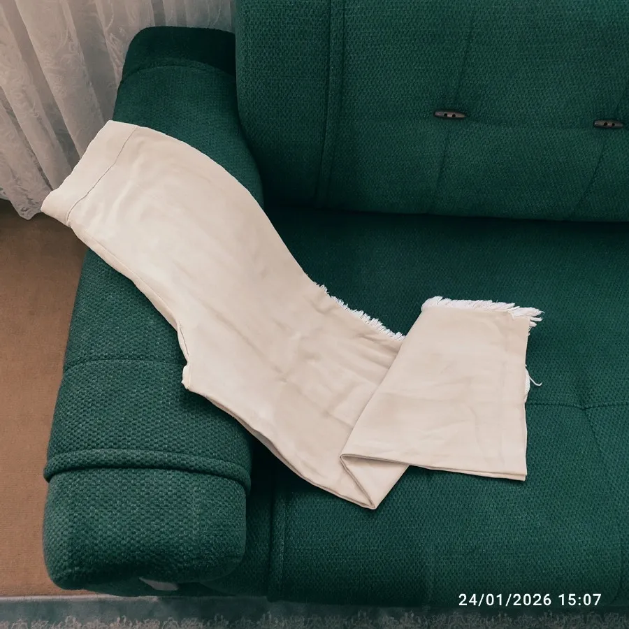 شلوارلینن ریش ریش