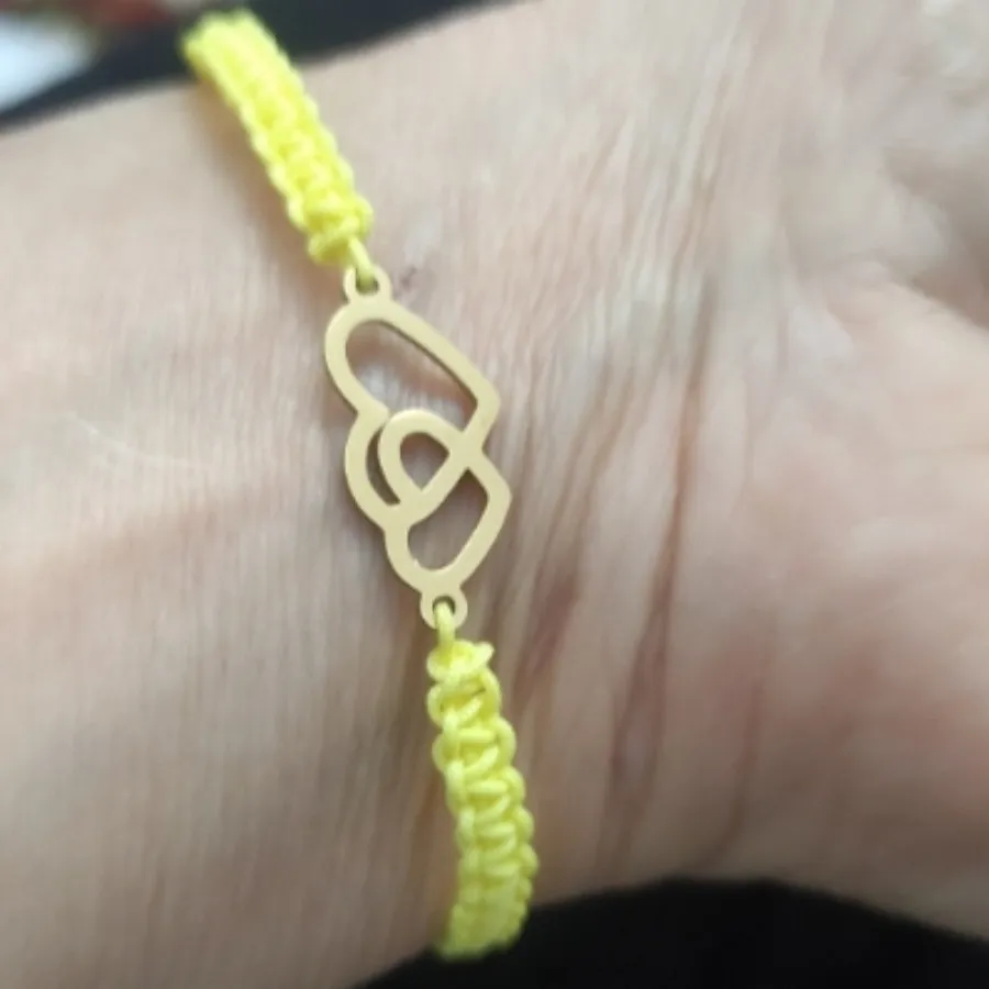 دستبند قلب،استیل رنگ ثابت