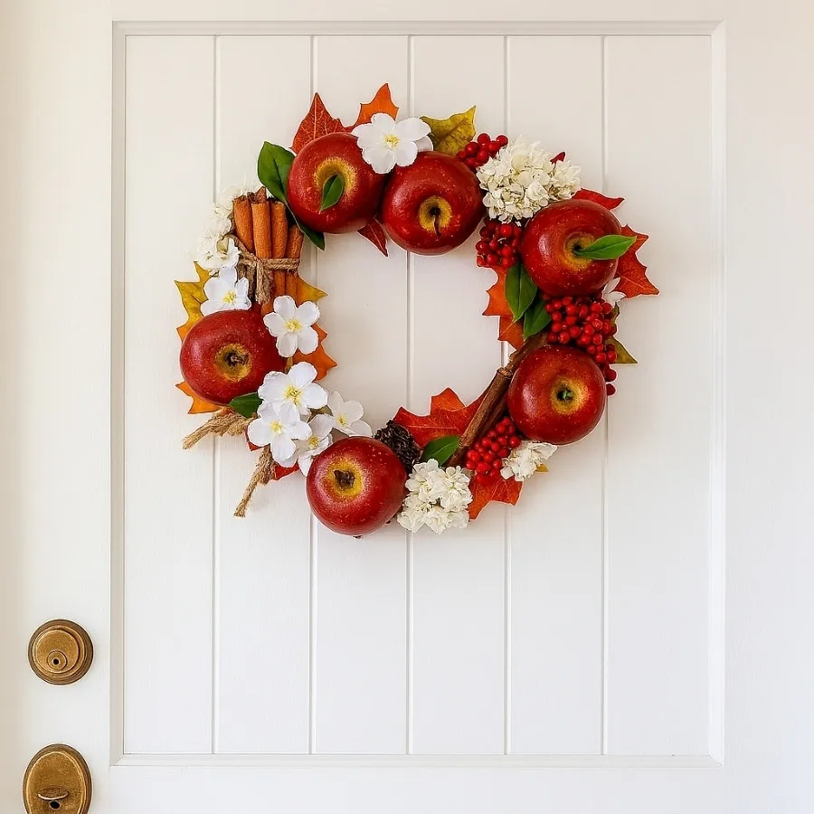 حلقه گل پشت دری حلقه