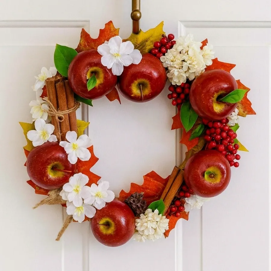 حلقه گل پشت دری حلقه