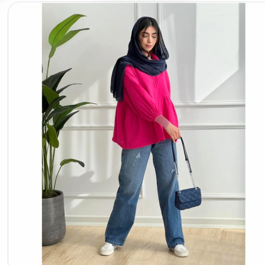 تونیک مشکی پوپلین