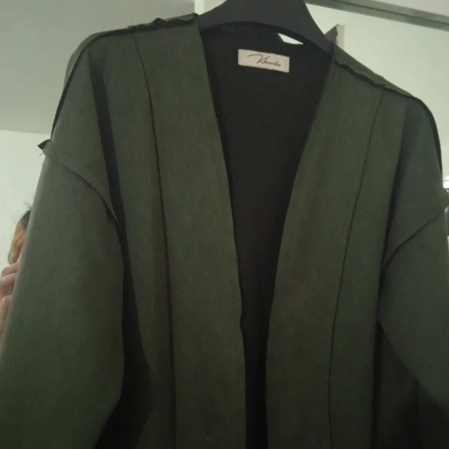 کت مخمل کشی سواری سبز