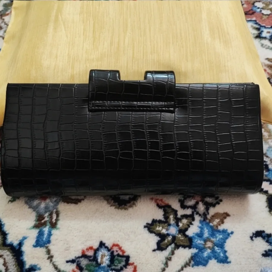 کیف مجلسی چرم مشکی