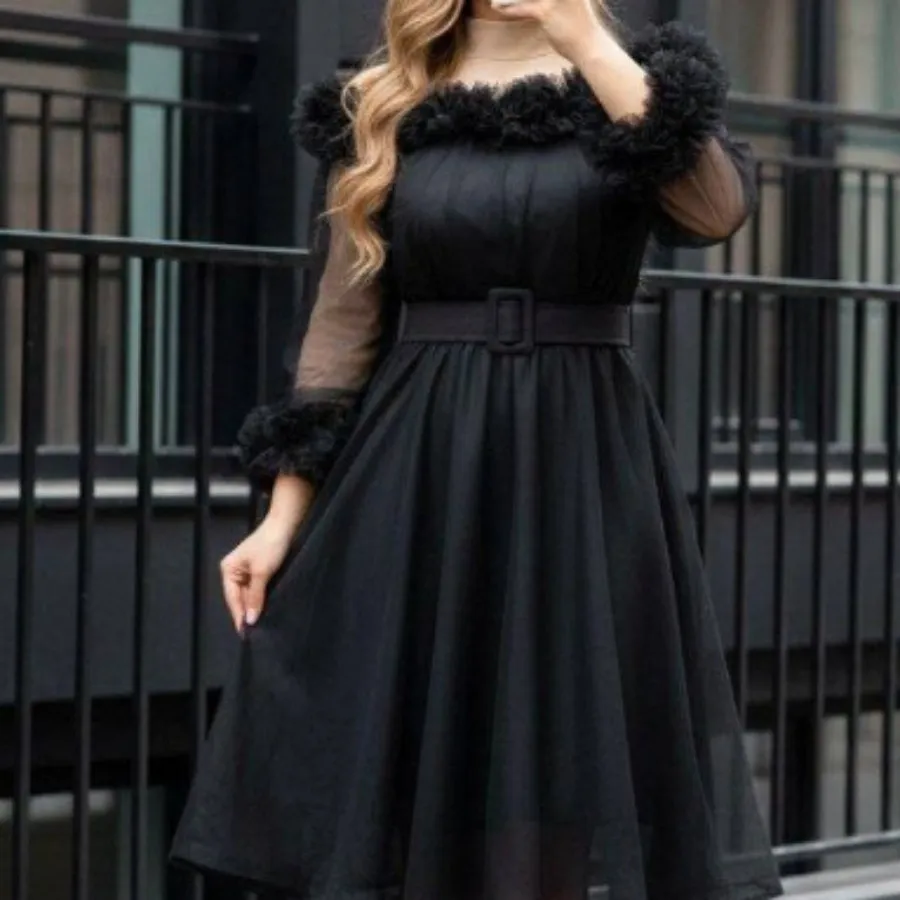 پیراهن عروسکی توری