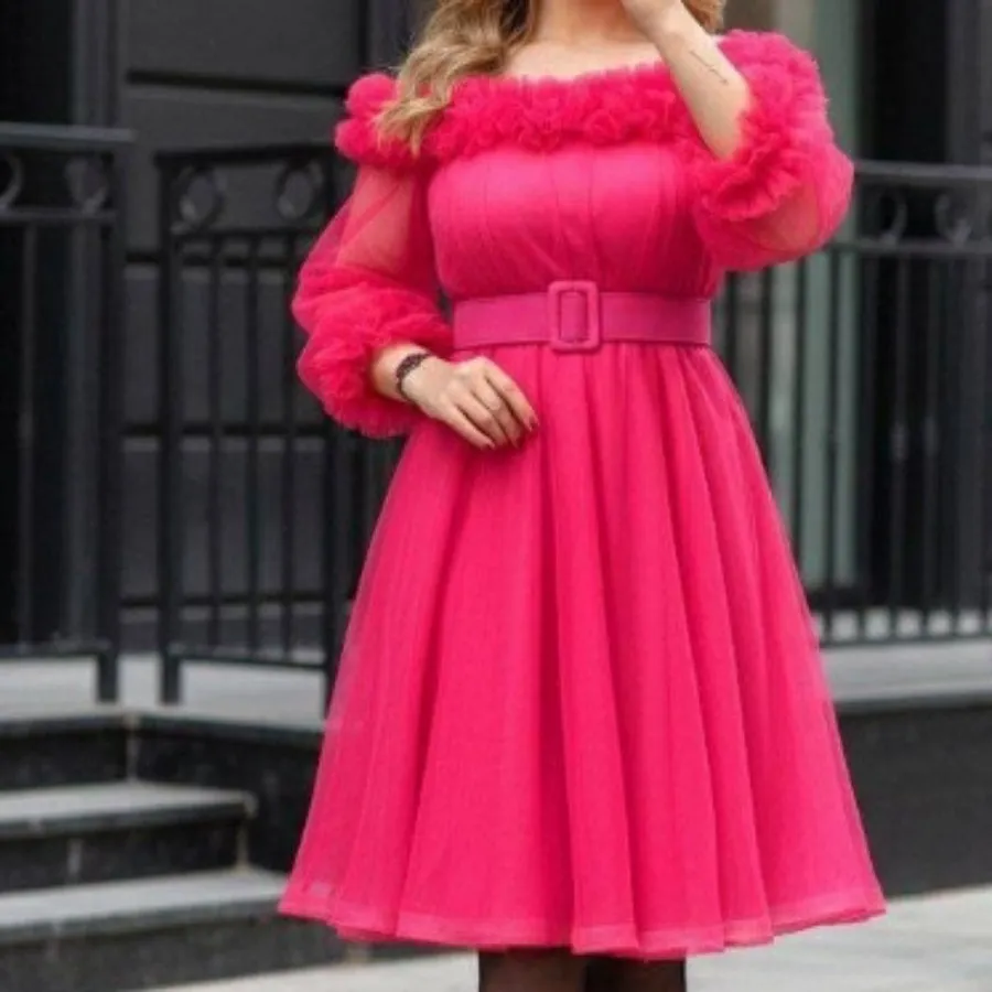 پیراهن عروسکی توری