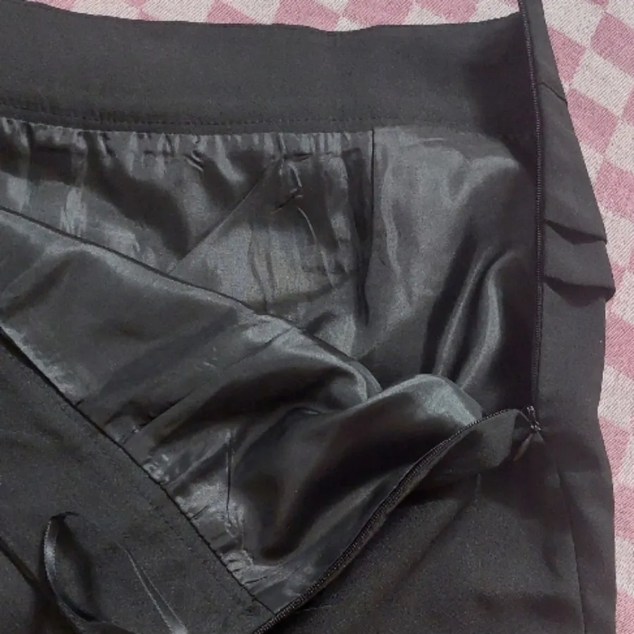 دامن مشکی مجلسی کرپ