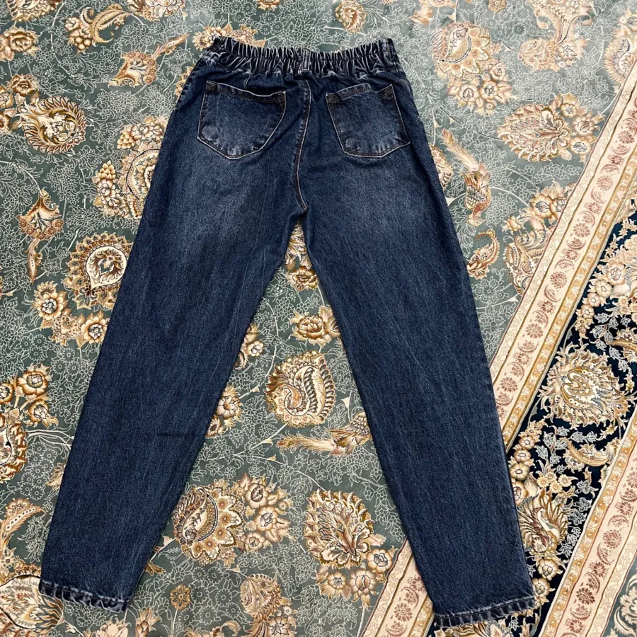 شلوار لی مام