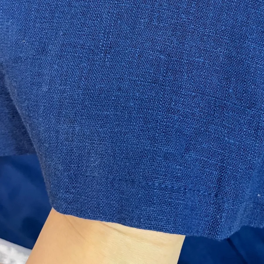 شلوار بگ لینن کاملا نو