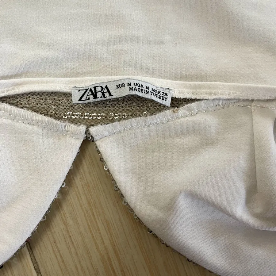 کراپ پولکی برند ZARA