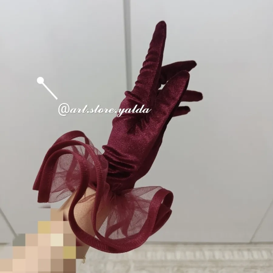 دستکش مجلسی زنانه دخترانه