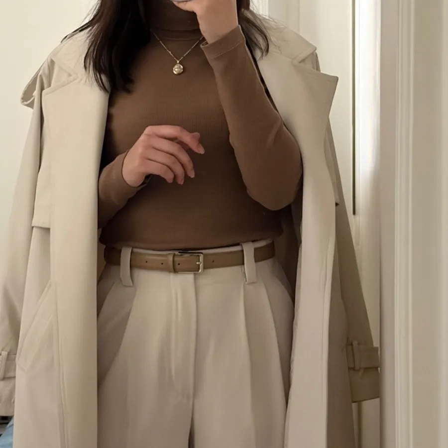 بلوز یقه اسکی موکا ویولت