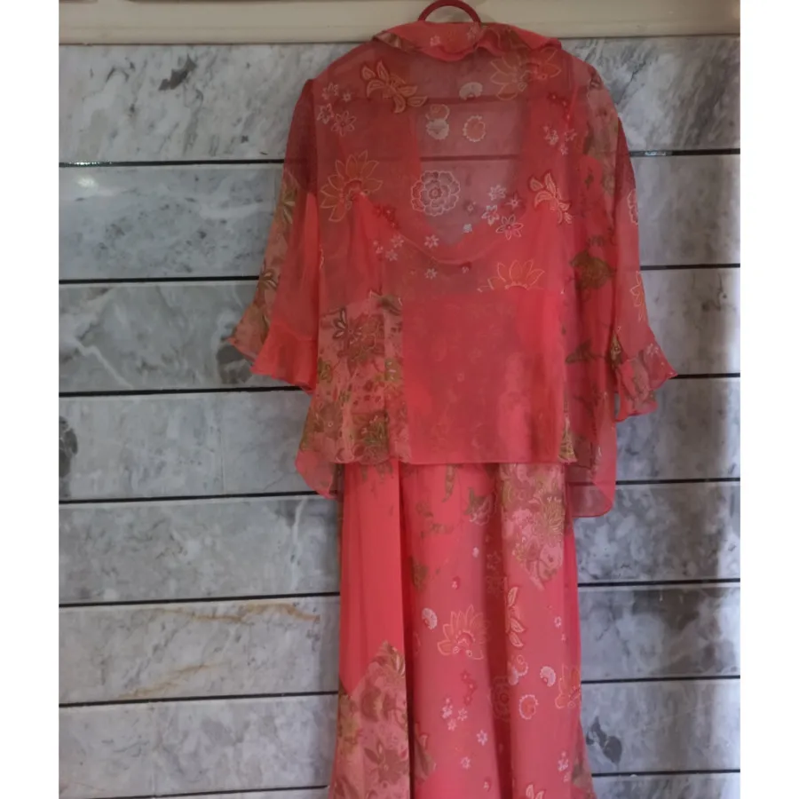 پیراهن حریر آستیندار