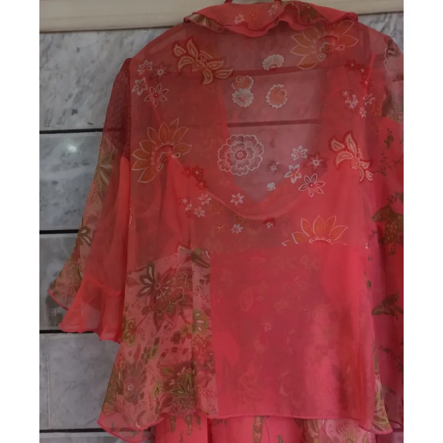 پیراهن حریر آستیندار