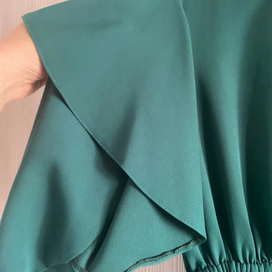 پیراهن عروسکی سبز زمردی