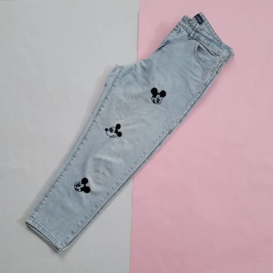 شلوار جین مام فیت