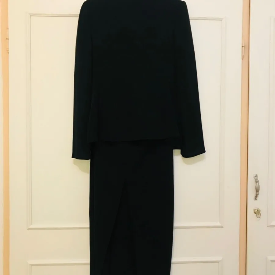 کت دامن کرپ مشکی