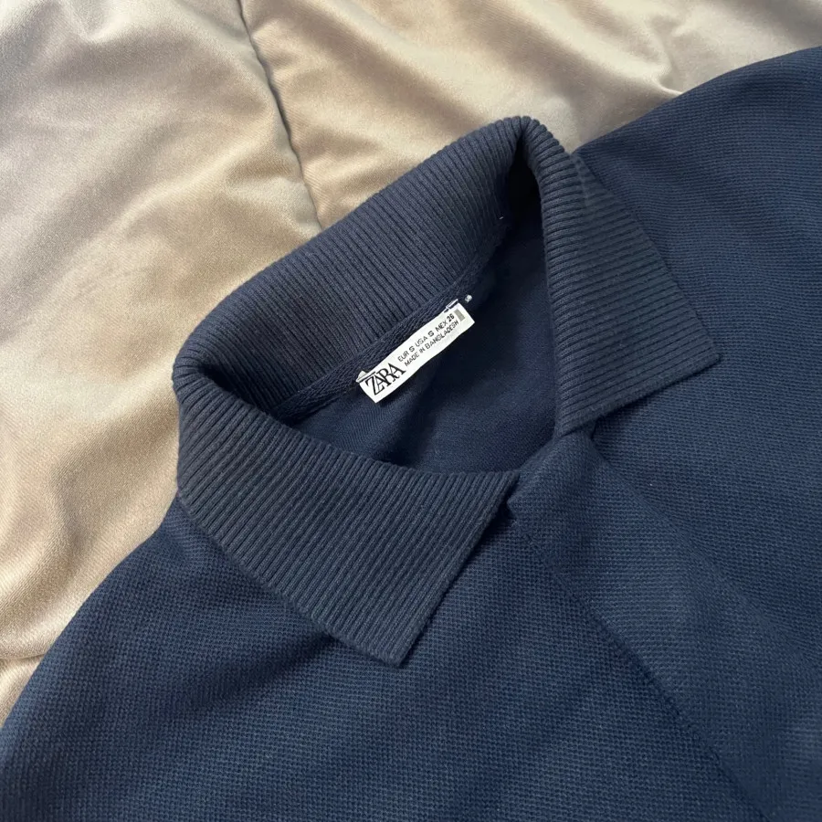 تیشرت 3 دکمه زارا مردانه