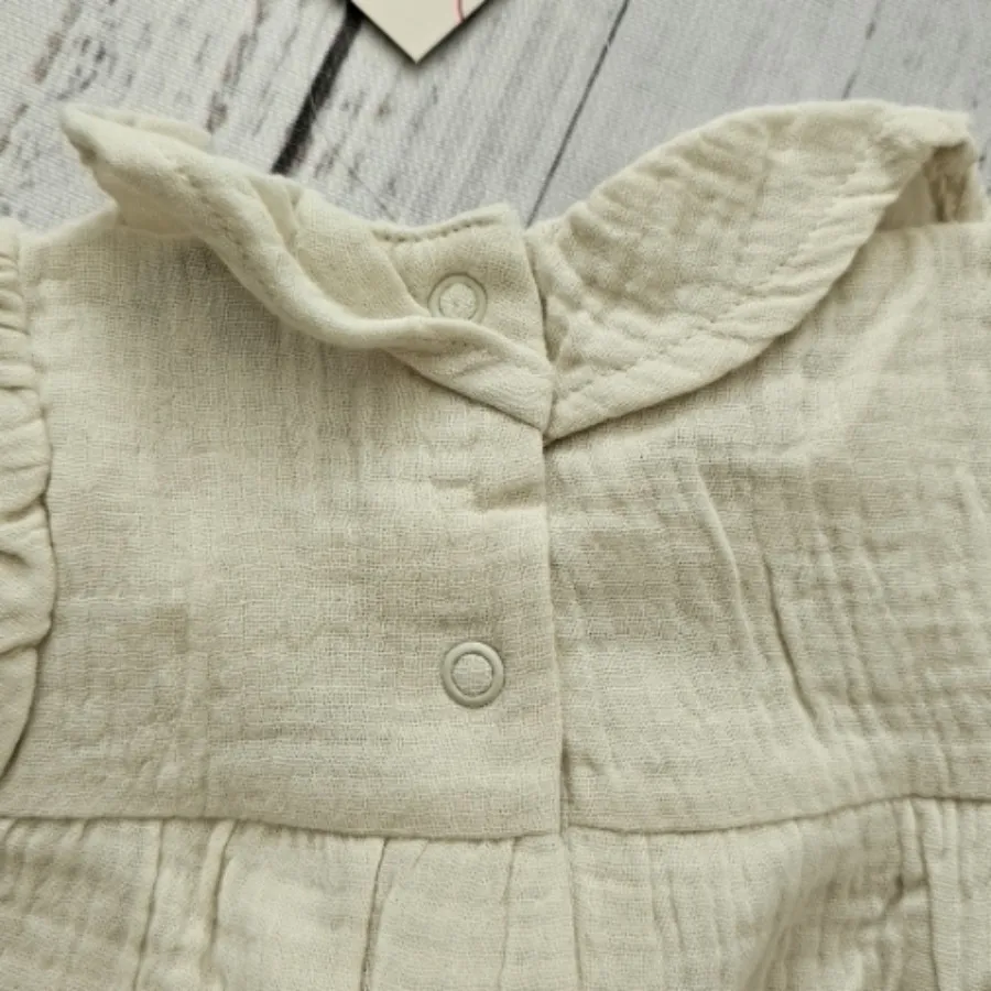 پیراهن موسلین نوزادی دختر