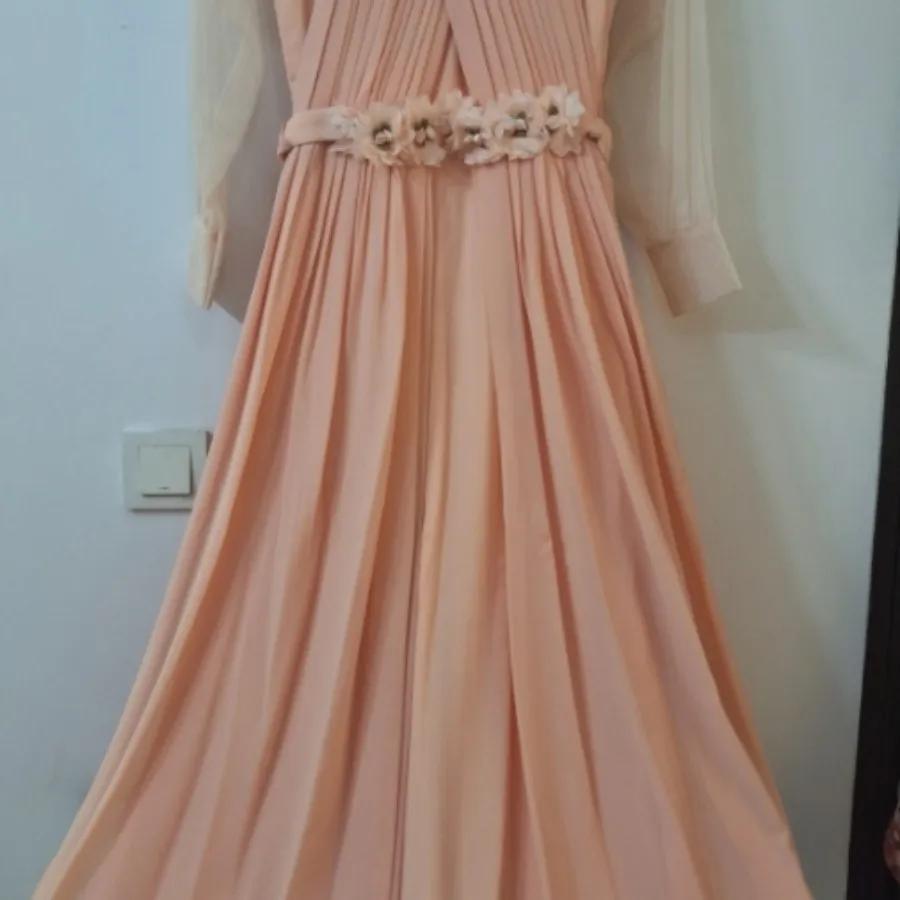 لباس مجلسی گلبهی سایز 36