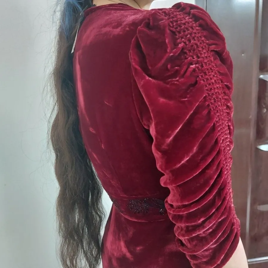 پیراهن مخمل دخترانه