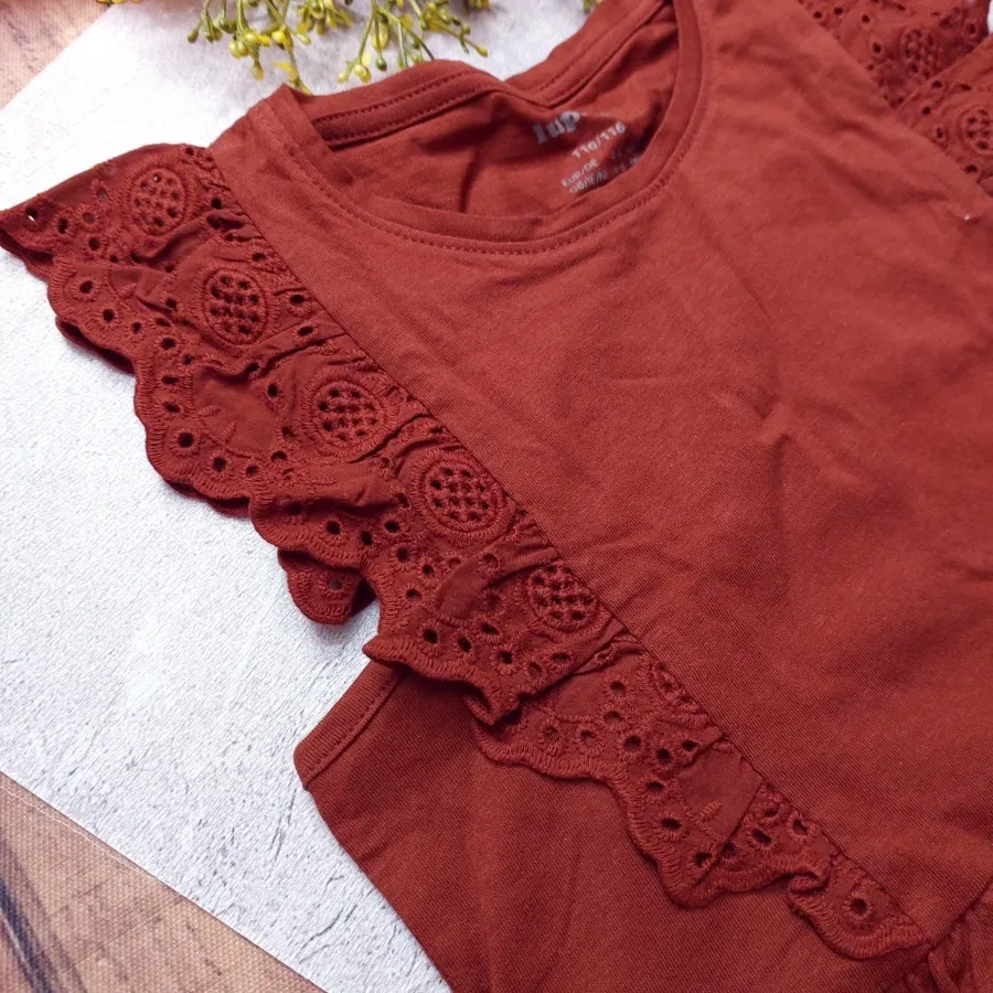 پیراهن قهوه ای دخترانه