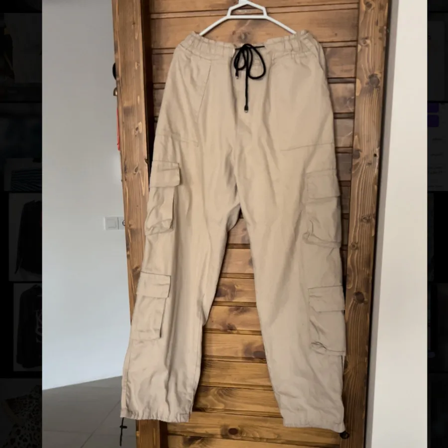 شلوار کتان کارگو