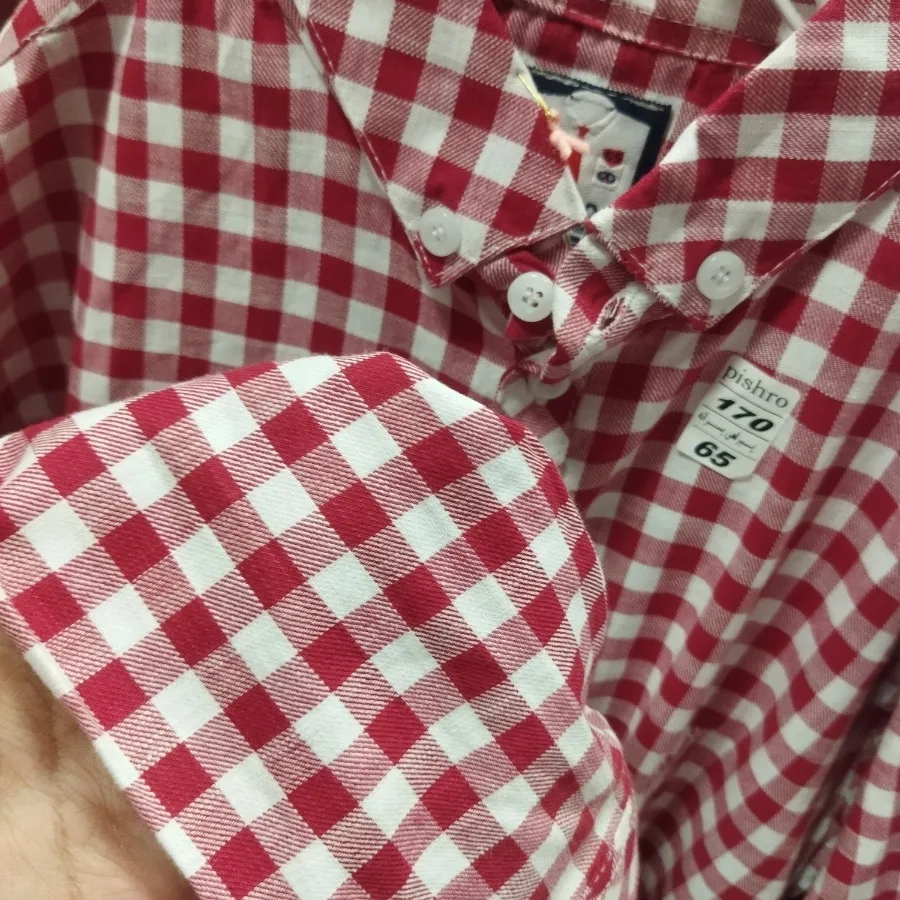 پیراهن آستین بلند قرمز