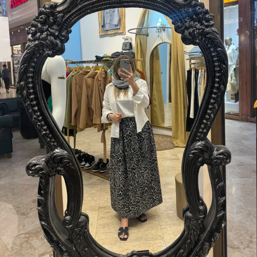 دامن پلنگی با کیفیت بالا