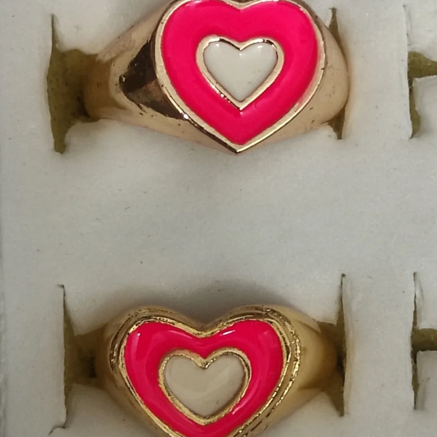 انگشتر قلب میناکاری فری