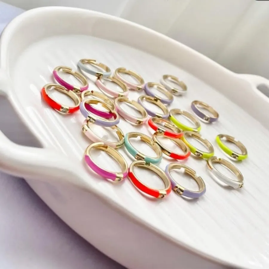 انگشتر میناکاری تک نگین