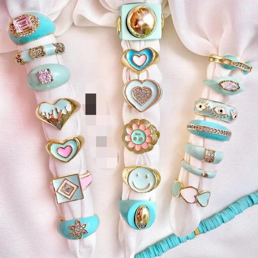 انگشتر میناکاری تک نگین