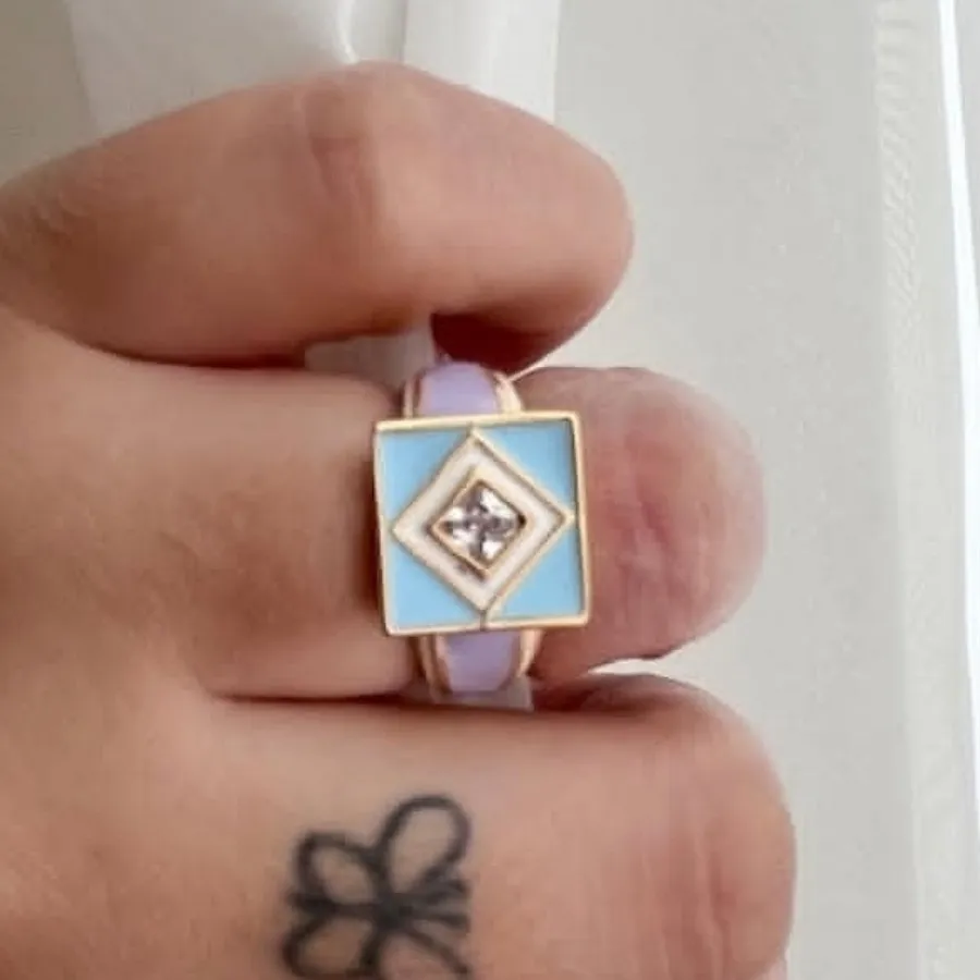 انگشتر میناکاری با کیفیت