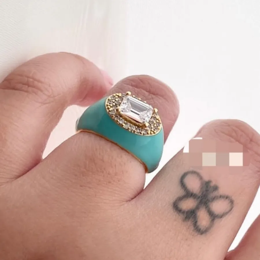 انگشتر میناکاری پرنگین