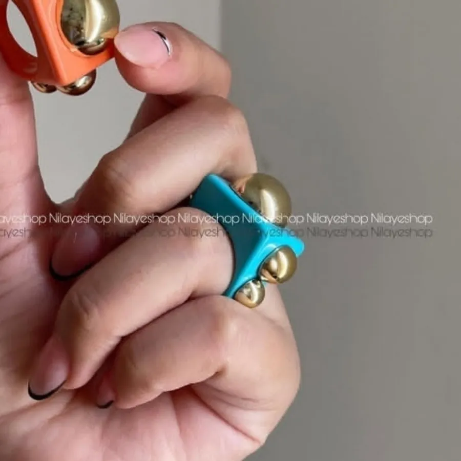 انگشتر چانکی رنگی