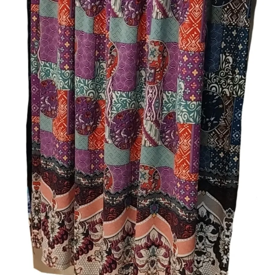 دامن بلند نخی قواره دار